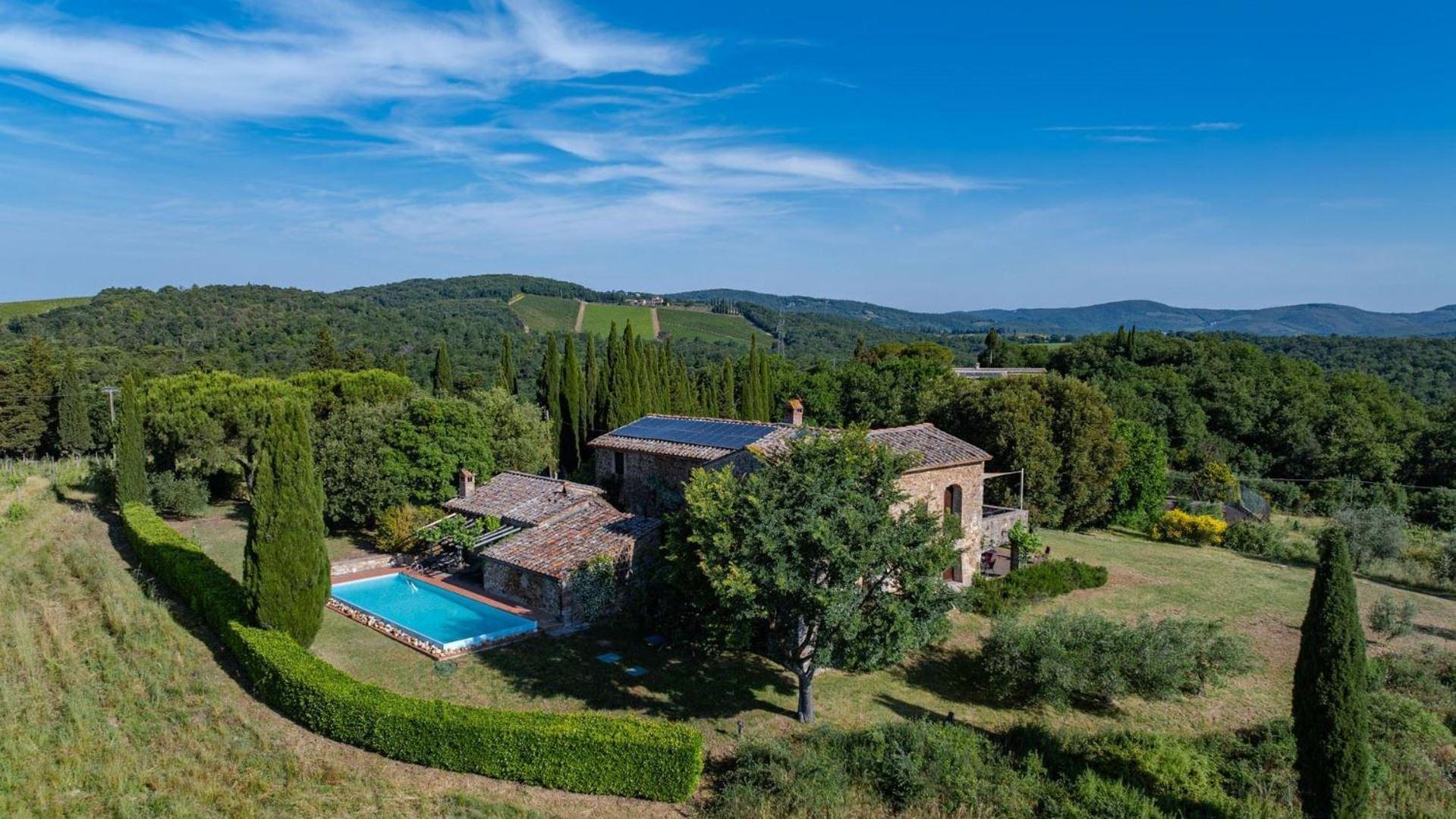 Villa Poggiarello Castelnuovo Berardenga Exteriér fotografie