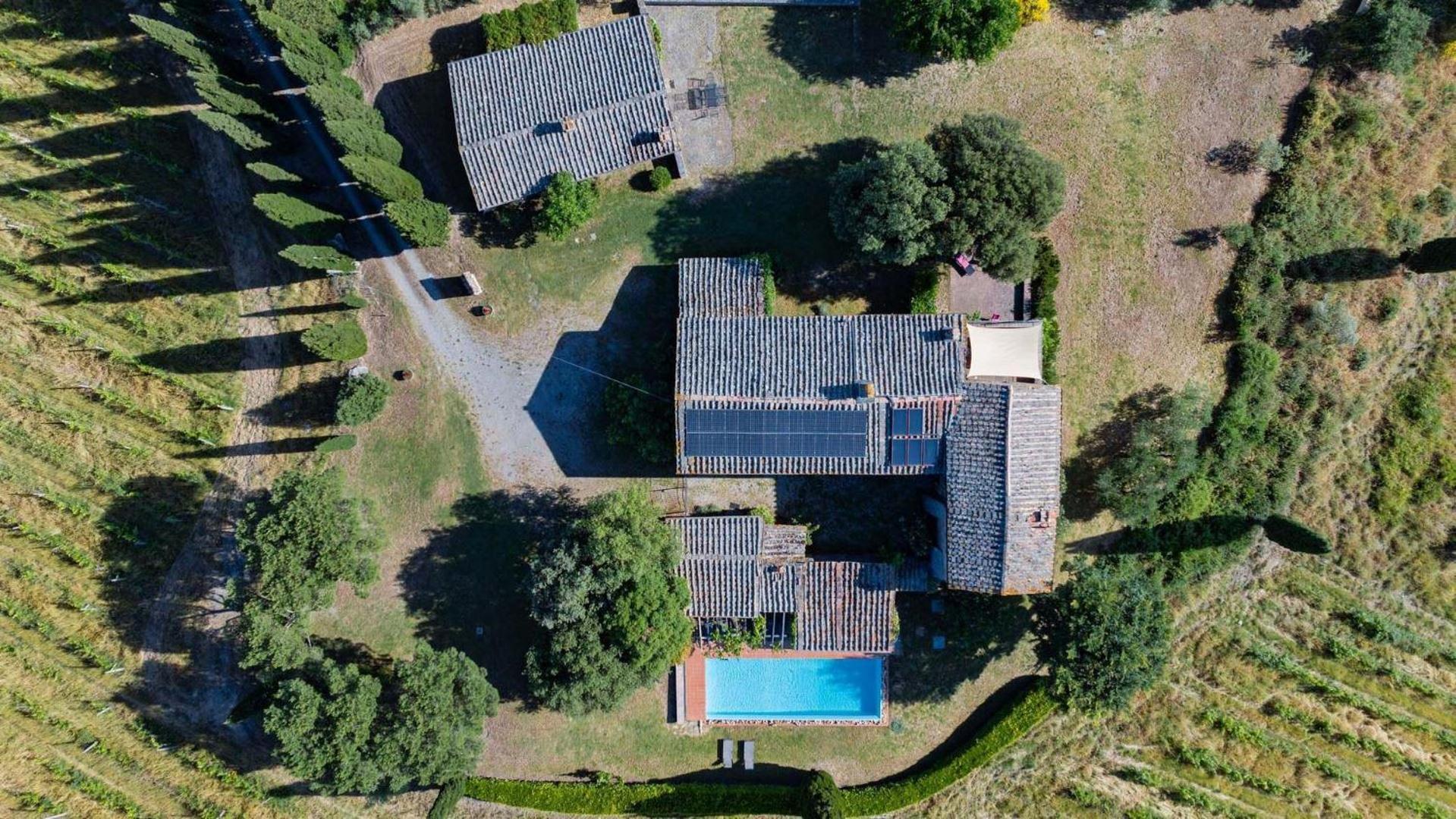 Villa Poggiarello Castelnuovo Berardenga Exteriér fotografie